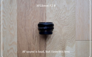 【レビュー】現代の標準レンズ、富士フイルムXF18mm F2 R 。
